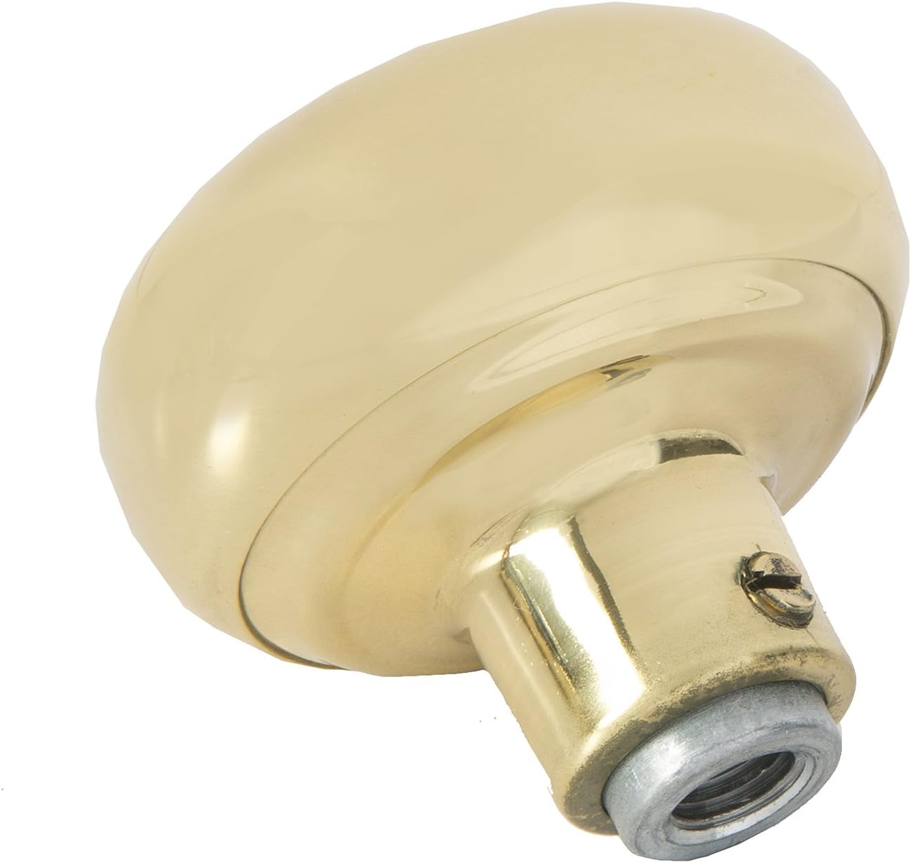 Ultra Hardware 2-1/4" Solid Brass Replacement Door Knob Set, Polished Brass Finish