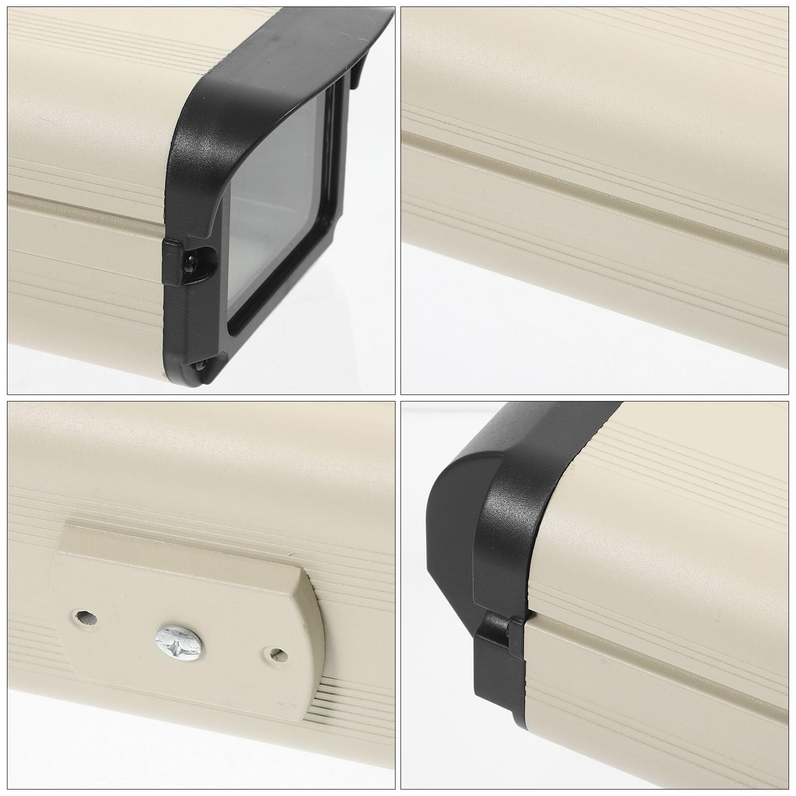 Regenschutz Kamera Outdoor Schutzgehäuse aus Aluminiumlegierung 12 Zoll Seitlich zu Öffnen Wetterfeste Kamerabox für Überwachungskamera