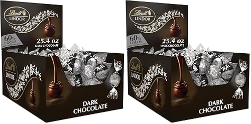 Miniatura 18 de Lindt LINDOR - Caja de regalo navideña de trufas de chocolate surtidas con centro de trufas de chocolate suave que se derrite, 10.1 onzas