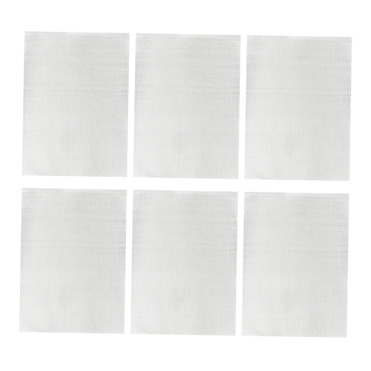 Garneck Mesh Reinforcement for Bumper Repair 6pcs Screen Mesh Tungsten Wire Fabric Precision Crafted for Auto