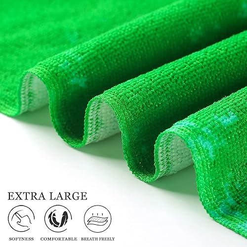 Miniatura 4 de Juego de 2 toallas de playa de gran tamaño, 36 x 70 pulgadas, XL, extra grandes, suaves, para piscina, natación, viajes, manta para adultos,