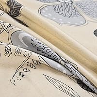 Vista 4 de Funda de edredón tamaño Queen 5 piezas ultra suave lavado floral funda de edredón con cierre de cremallera