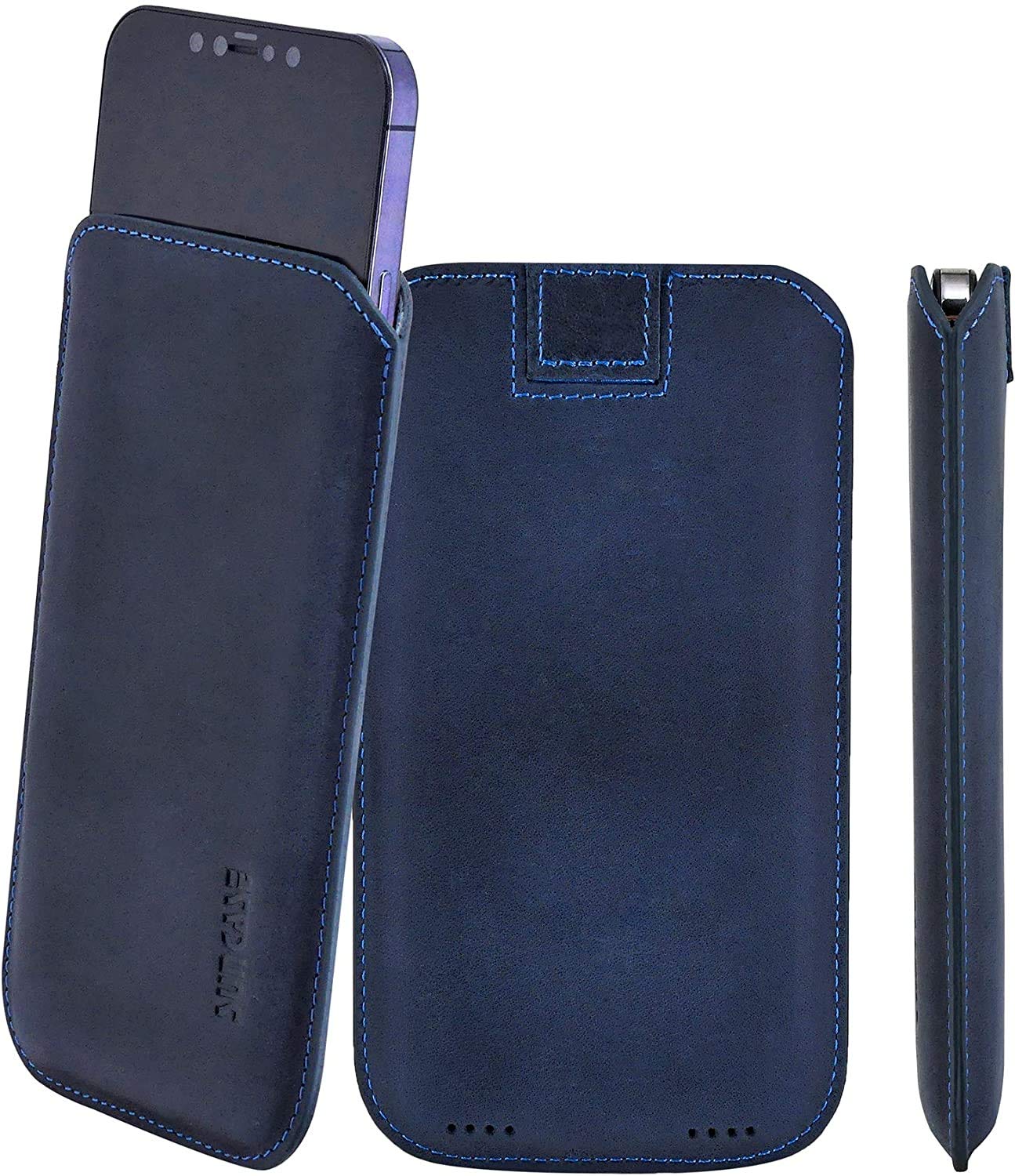 Suncase Custodia In Vera Pelle *Slim-Edition* Compatibile Con