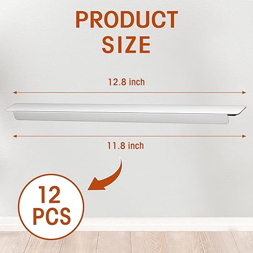 Miniatura 9 de Zonon 12 barras adaptadoras de acero inoxidable, barra divisora larga de barra de comida de metal, barra adaptadora de mesa de vapor para hotel,