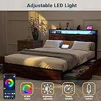 Vista 11 de Base de cama de terciopelo de tamaño matrimonial con cabecera tapizada, cabecera de almacenamiento de terciopelo copetudo, marcos de cama