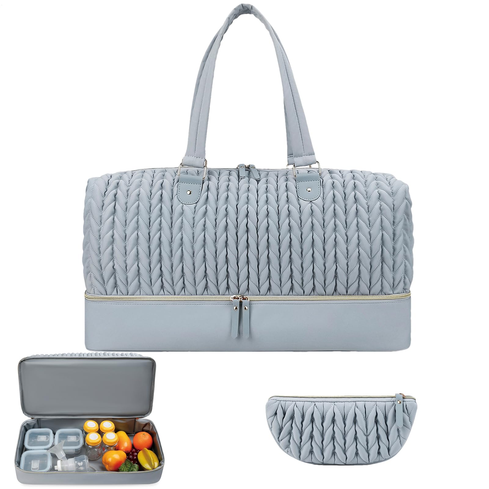 Wasserdichte Wickeltasche Für Das Kinderzimmer, Leichte Wickeltasche | Multifunktionale Wickeltasche, Isolierte Tasche, Trendige Wickeltasche 53 X 24 X 28 Cm/20,87 X 9,45 X 11,02 Zoll Für Den Wick