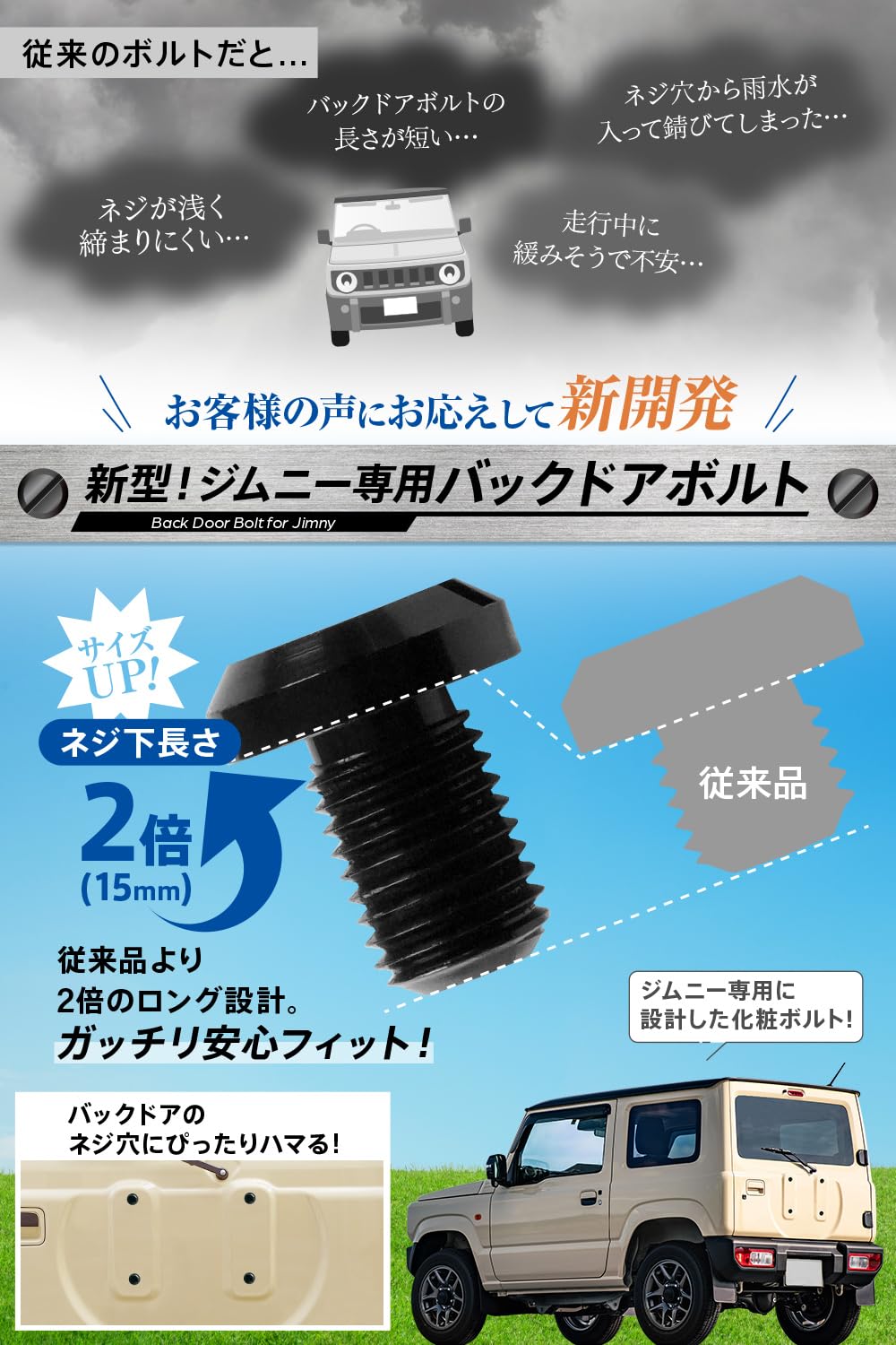 Amazon.co.jp: WeBirth ジムニー ボルト【日本企画/専用設計