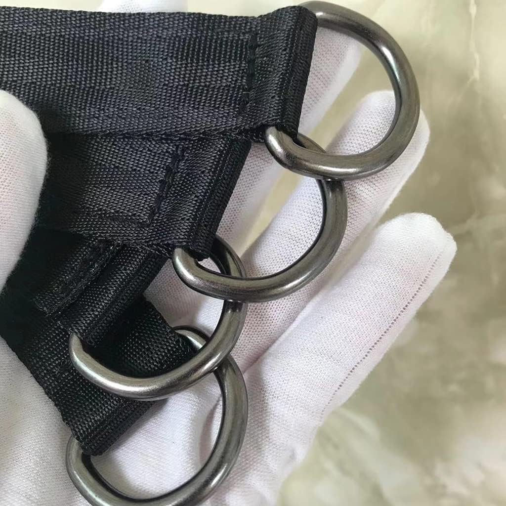 Hammock Straps for Tree, 2pcak Swing Straps Hanging Kit Short Hanging Straps Heavy Duty Tree Strap with Safety Lock Carabiner 440lbs Capacity Used for Exercise Pulley Hammocks Swing Chair - Image 2