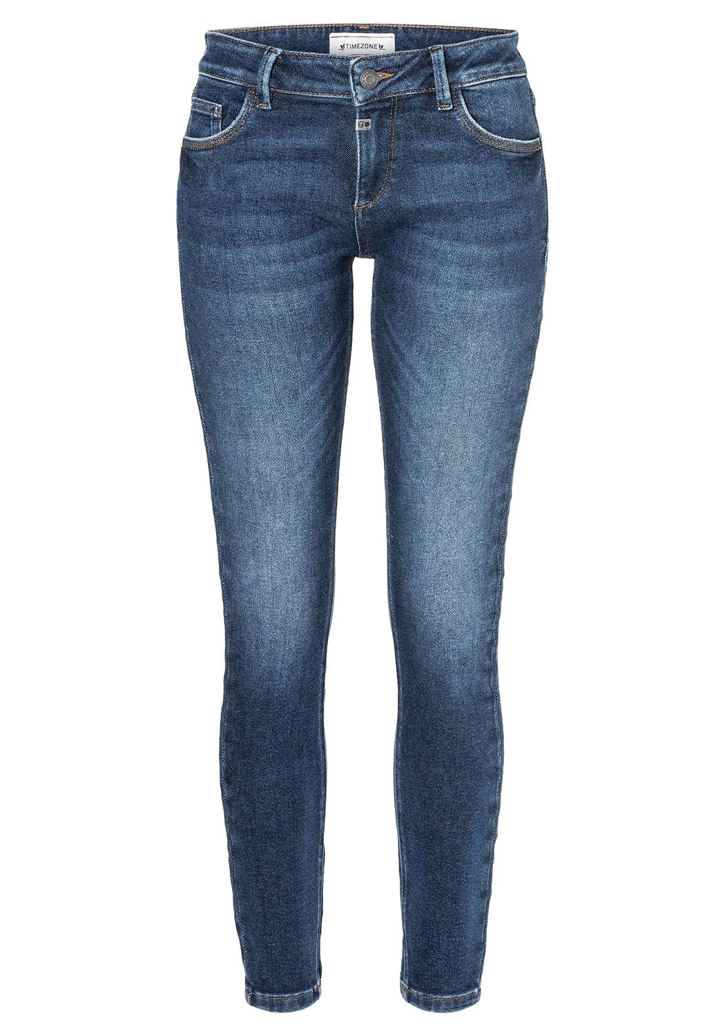 Timezone Damen Tight AleenaTZ Freizeithose, Balanced Blue wash, 26