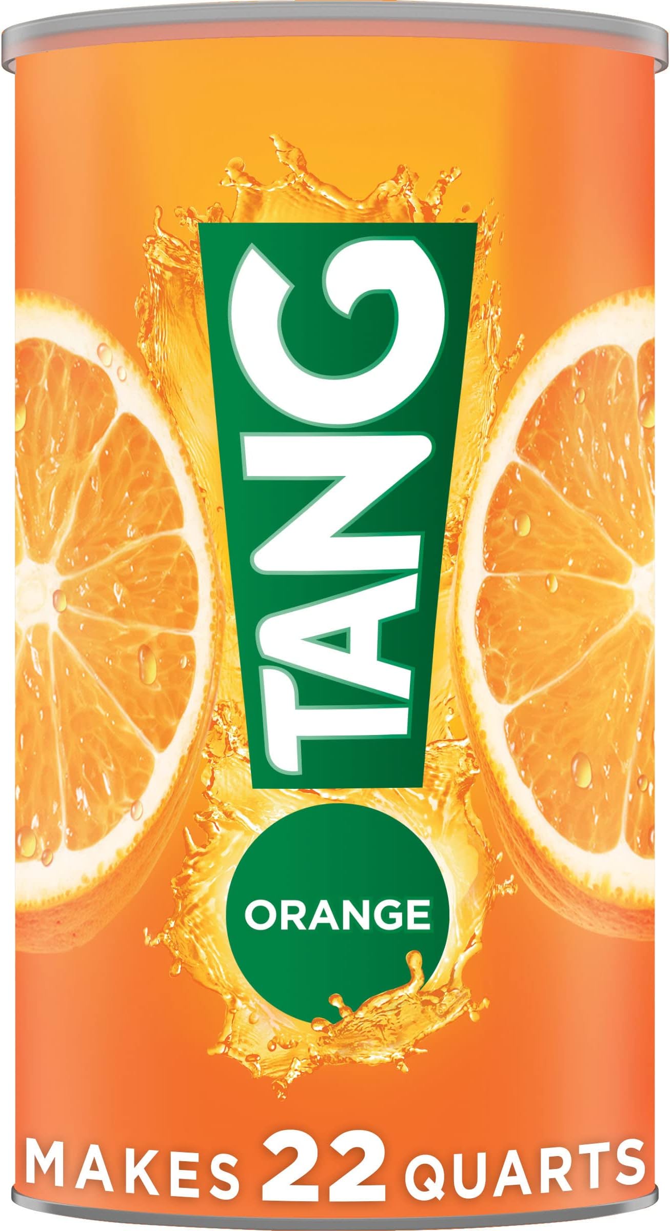 Tang Orange Sweetened Powdered Drink Mix 1 Count 72 oz Canister