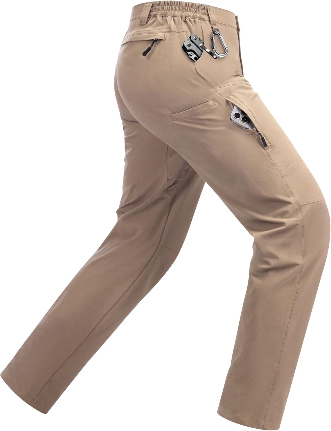 Mens Hiking Pants Lightweight Waterproof Quick Dry Work Cargo Pant