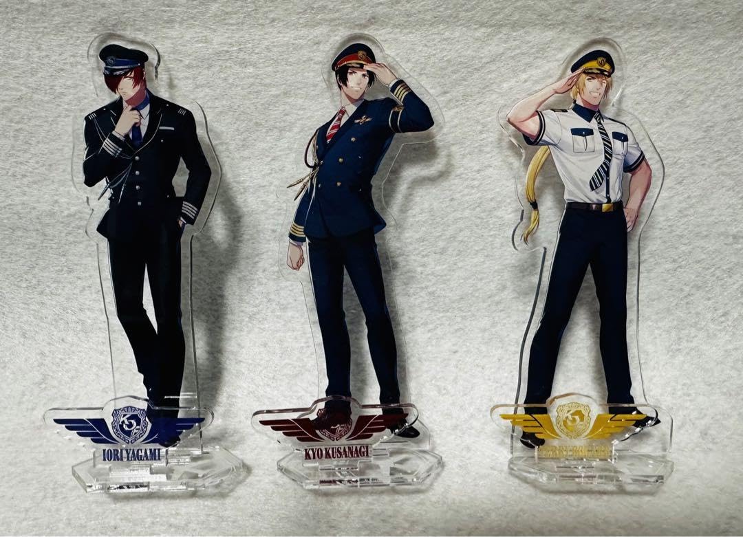 Amazon.co.jp: KOFG アクスタ 八神庵草薙京テリー・ボガード OHGUBZMS 