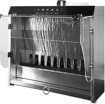 180w Spray Booth with Waterfall, Intelligent Water Curtain Paint Spray Booth, Airbrush Spray Booth 2200 L/H Flow, 33cm Workbench with 3 Led Lights,for Painting Model Craft