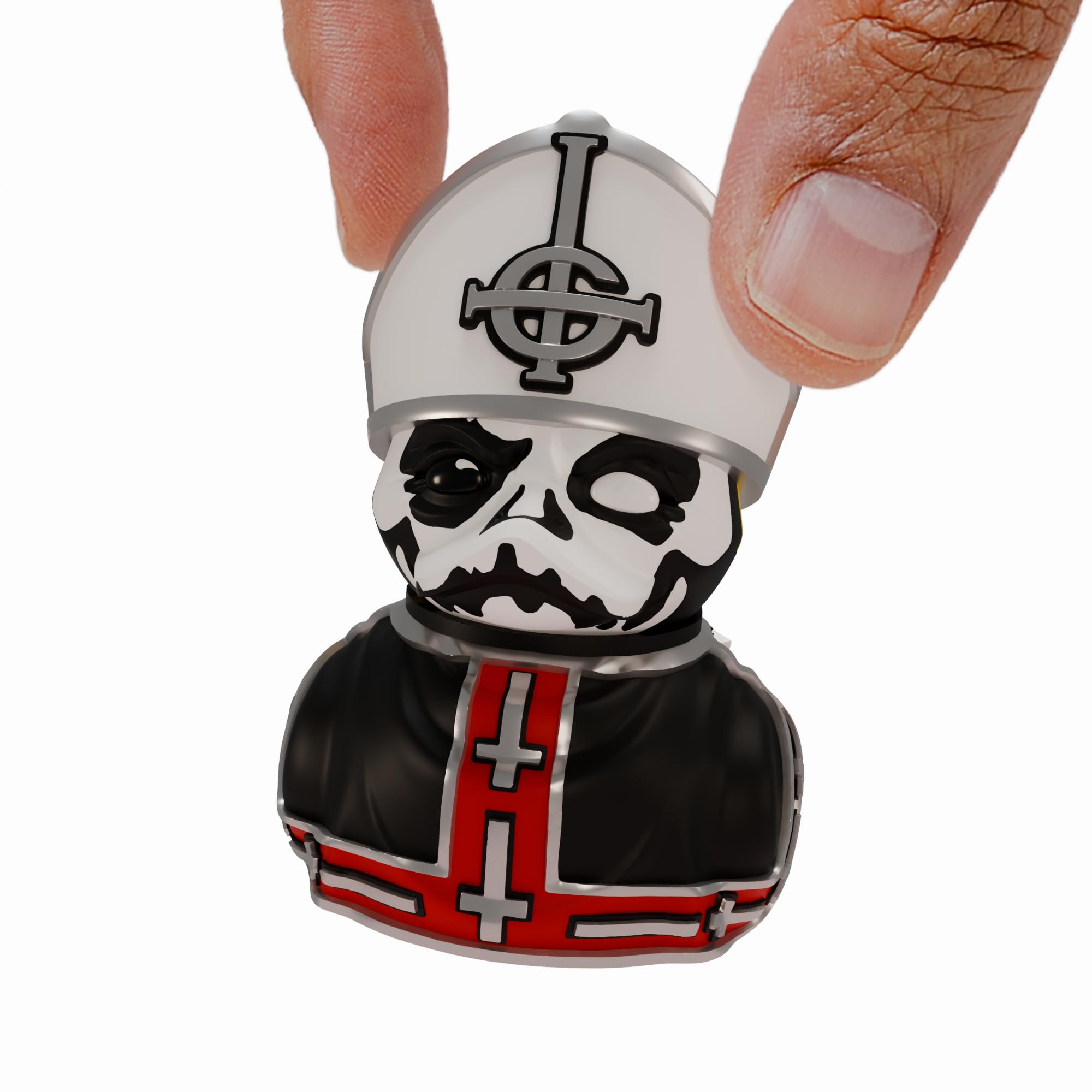 TUBBZ Mini: Ghost - Papa Emeritus I Cosplaying Rubber Duck Vinyl figure – Official Collectible for Fans of Ghost the band