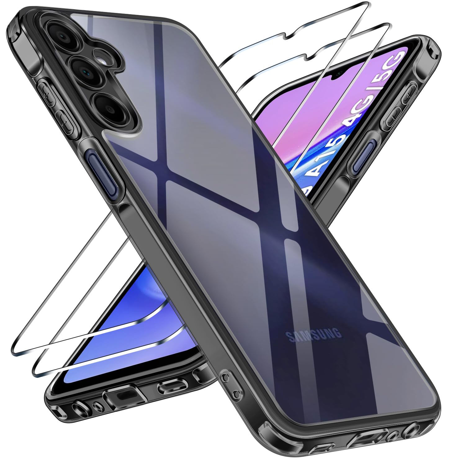 ivoler Clara Funda para iPhone 17, con 2 Piezas Cristal Templado, [Protección Militar] Anti-Amarillo Carcasa Antigolpes Bumper Case Cover - Transparente — view 127