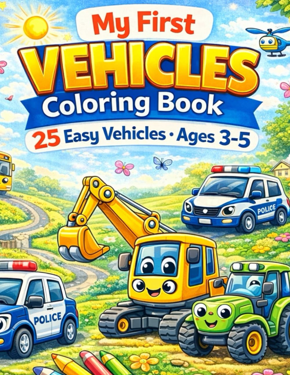 My First Vehicles Coloring Book (My First Coloring Book)