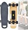 Electric Skateboard with Remote - 13.67 mph Maximum Speed, 5 Miles Range, Ideal for Beginners and Teens, 4-Speed Adjustment for Enhanced Maneuverability