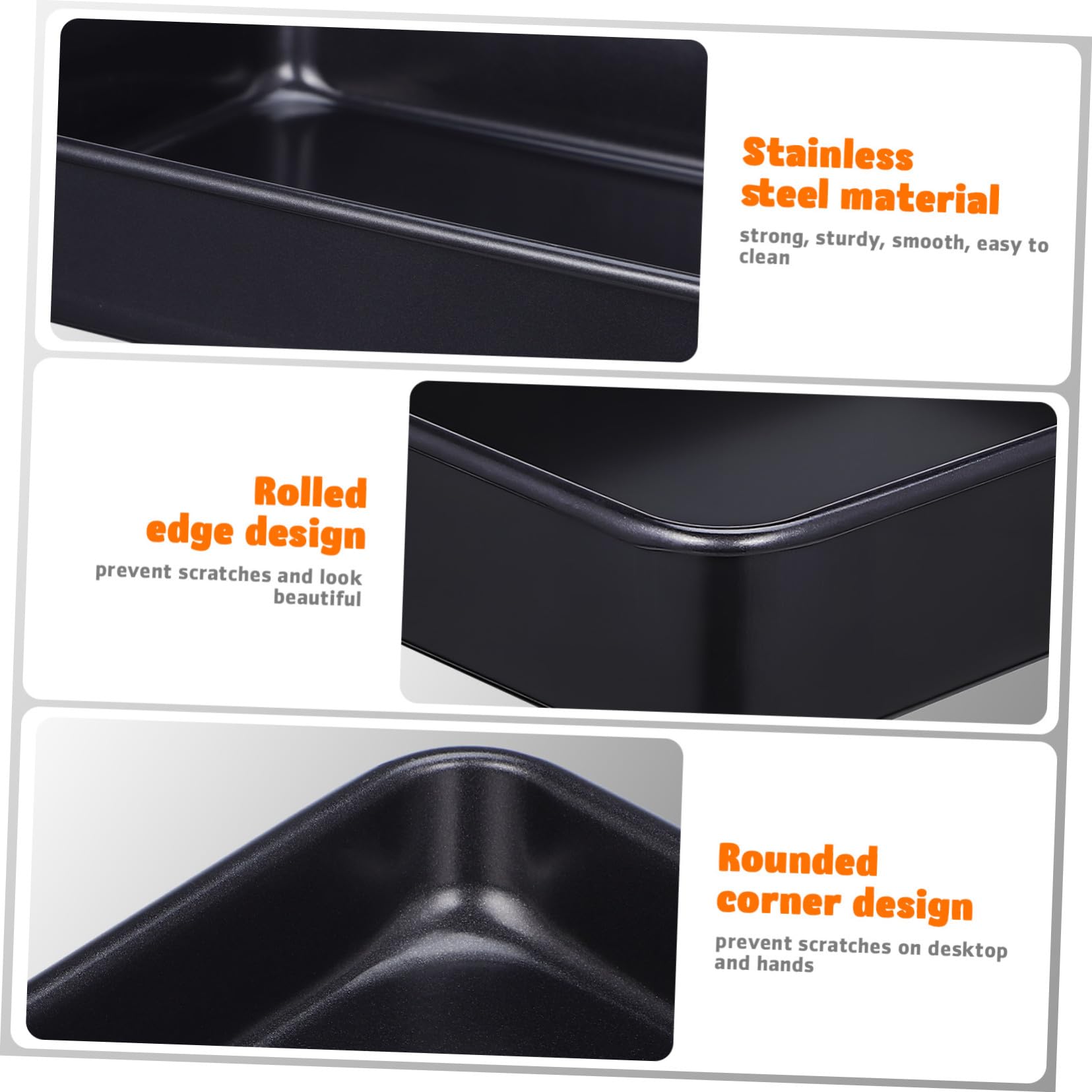 2stücke Ofenbleche Aus Edelstahl Backbleche Toaster-ofenblech Backblech Für Backofen Kochbleche Aus Metall Bräter Für Küche
