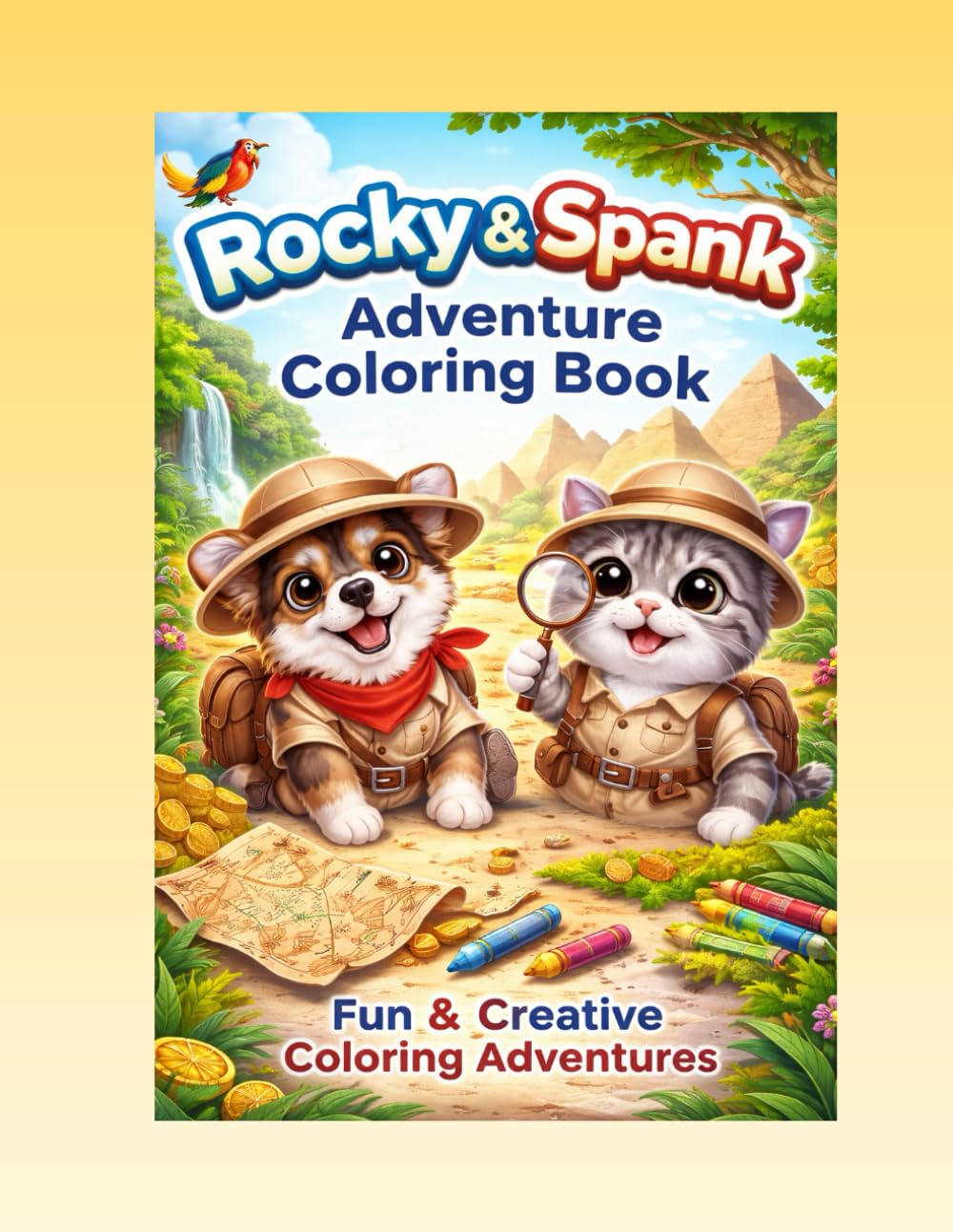 Rocky & Spank Adventure Coloring Book: Fun and Creative Coloring Adventures (Rocky & Spank Coloring Adventures)