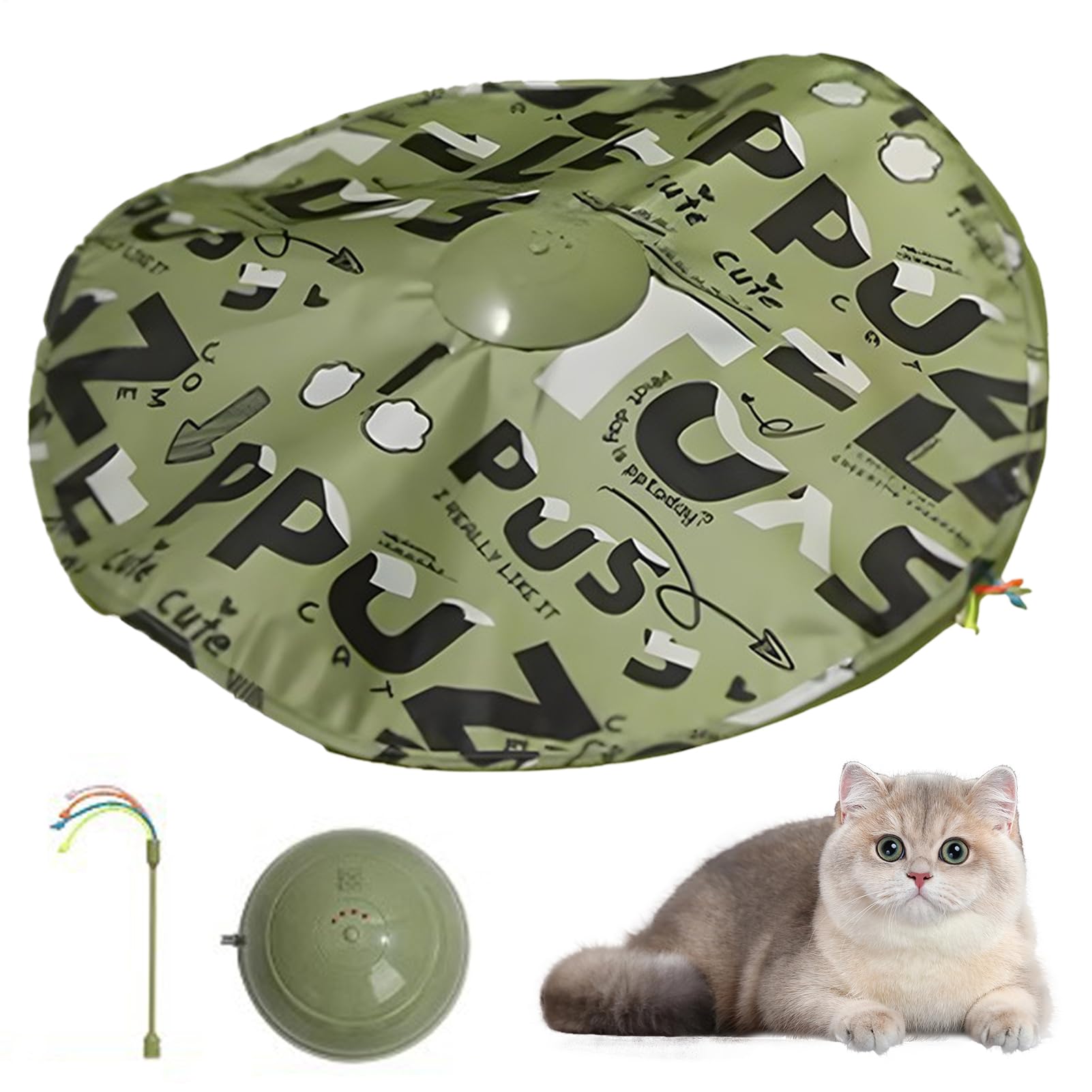Interaktives Katzenspielzeug Interaktive Katzenbeschäftigung Kätzchenspiel | Katzen Beschäftigung Zum Kratzen, , Jagen, Necken, Beschäftigen, Stimulieren, Unterhalten