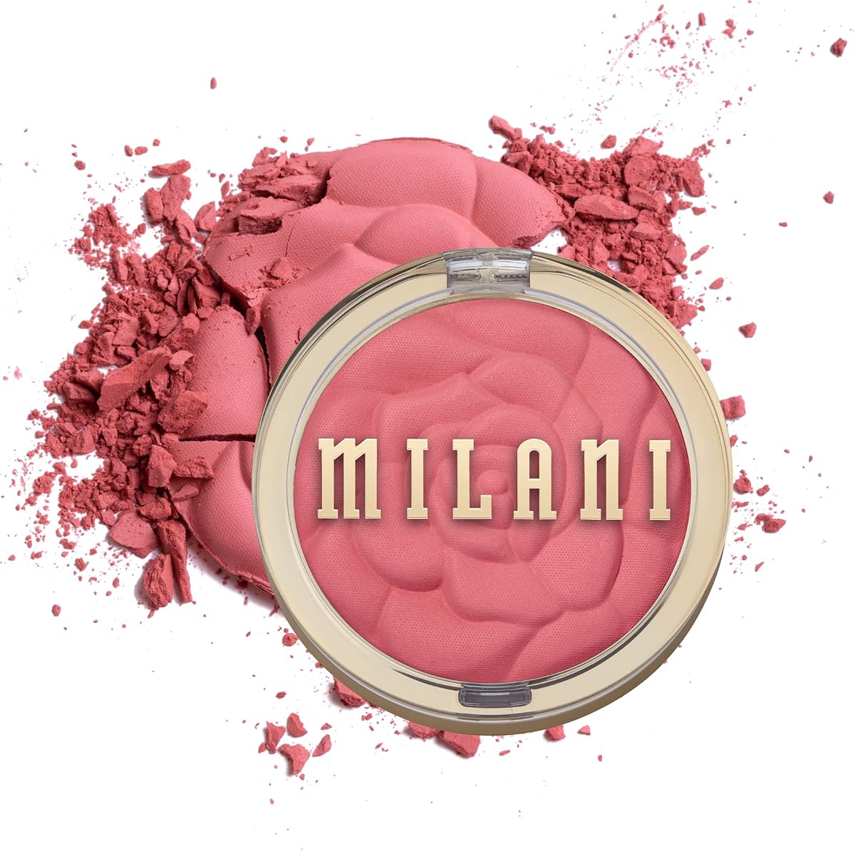 Milani Rose Blush, Powder Blush for Cheeks - Natural Matte - Wild Rose | Soft, Seamless-Blend Powder Blush With Buildable Color And A Natural Matte Finish. Shape, Contour & Highlight. Made In Italy