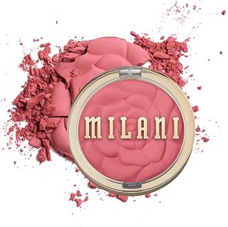 Milani Wild Rose Powder Blush - Cruelty-Free Cheek Blush, Matte Finish for Natural Contour & Highlight, 6 Pink Shades