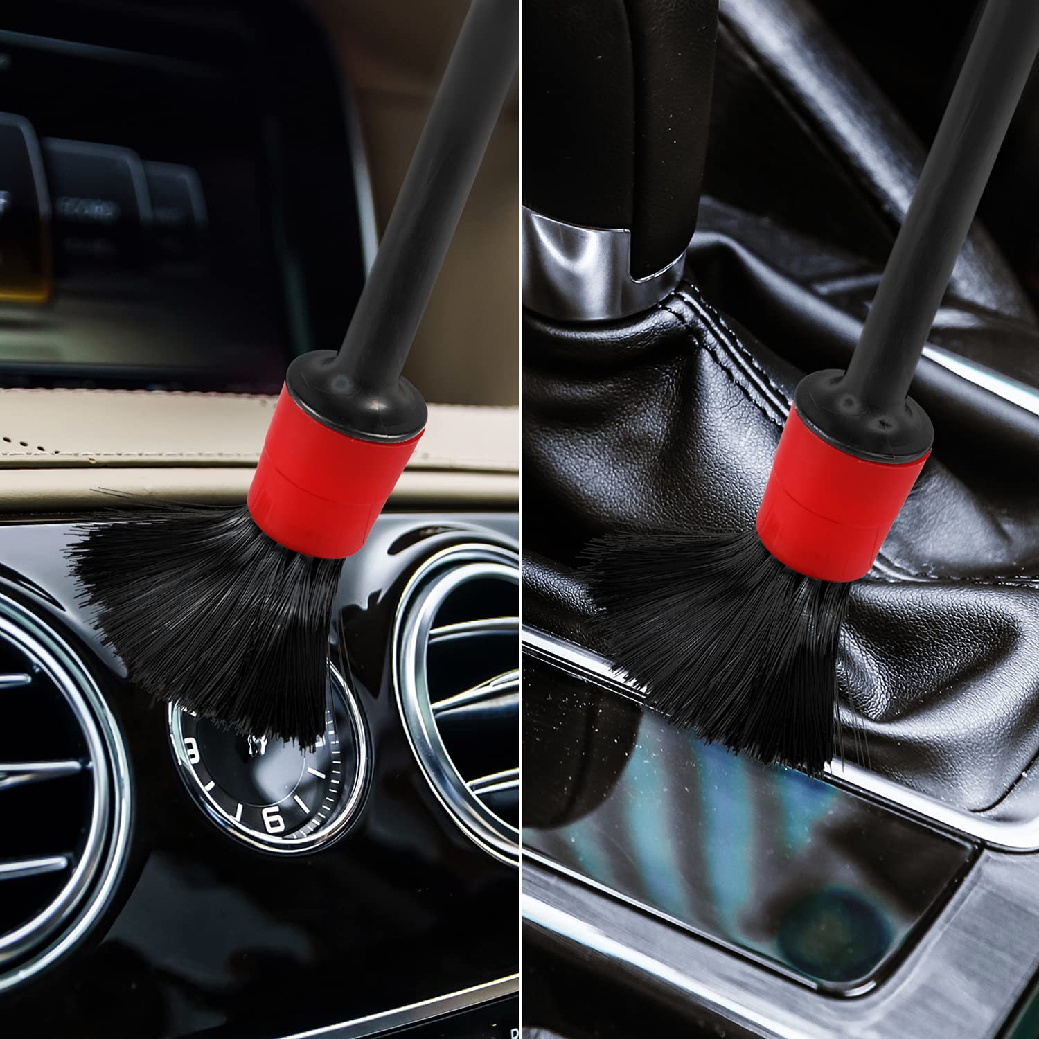 Auto Detailing Brush Set 5 - Auto Wassen - Automotive Detail Cleaning Borstels - Voor het reinigen van wielen, motor, interieur, emblemen, interieur