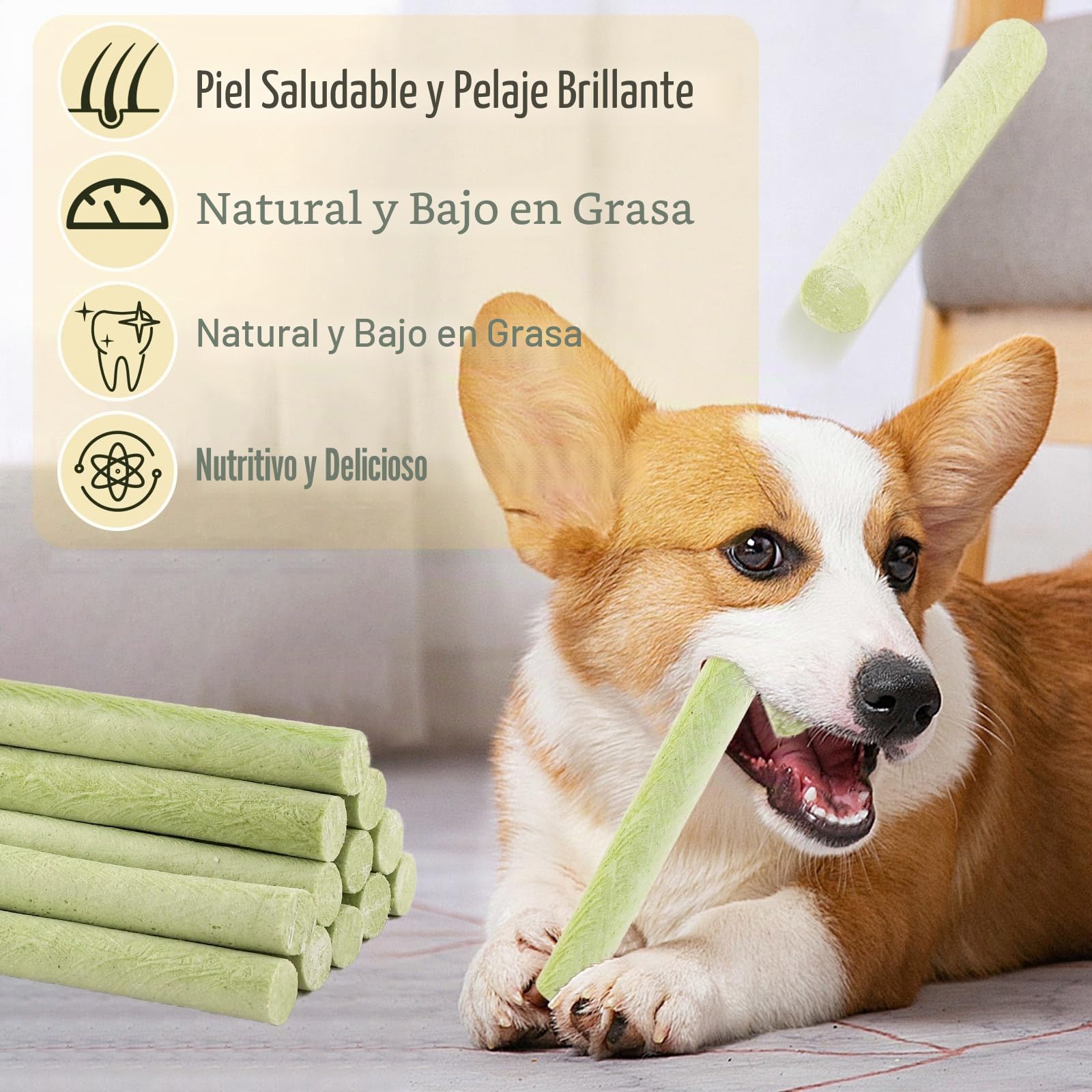 DYD Barritas de Bacalao Liofilizado para Perros - Snacks Crujientes sin Cereales, Alto en Proteínas (≥57%), 63g - Premios para Cachorros y Adultos