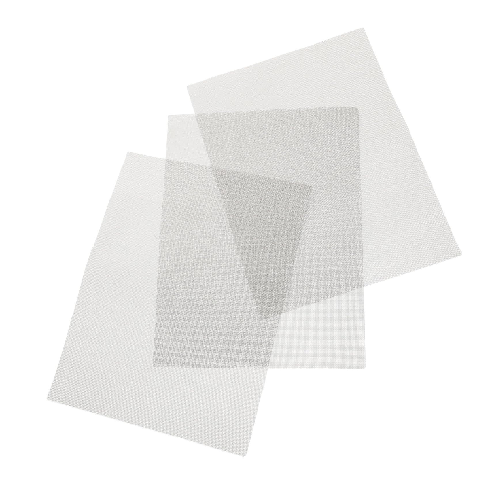 MUCKLILY 3pcs Fine Mesh Screen Repair Kit Screen Mesh Roll for Bumper Easy Cut Shape