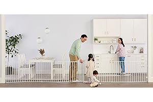 Super-Wide and Expansive: Regalo's 194" Play Yard Gate for Versatility