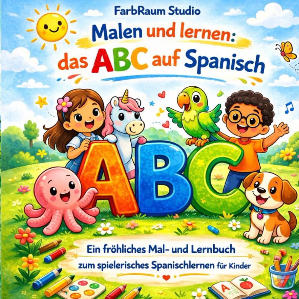 Malen und Lernen: Das ABC auf Spanisch