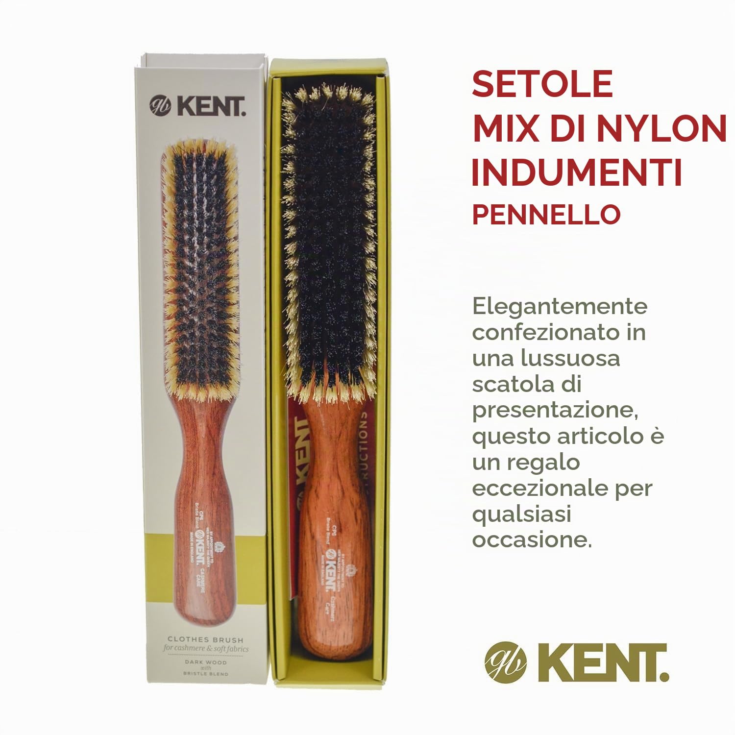 Kent cashmere pulitore spazzola per vestiti