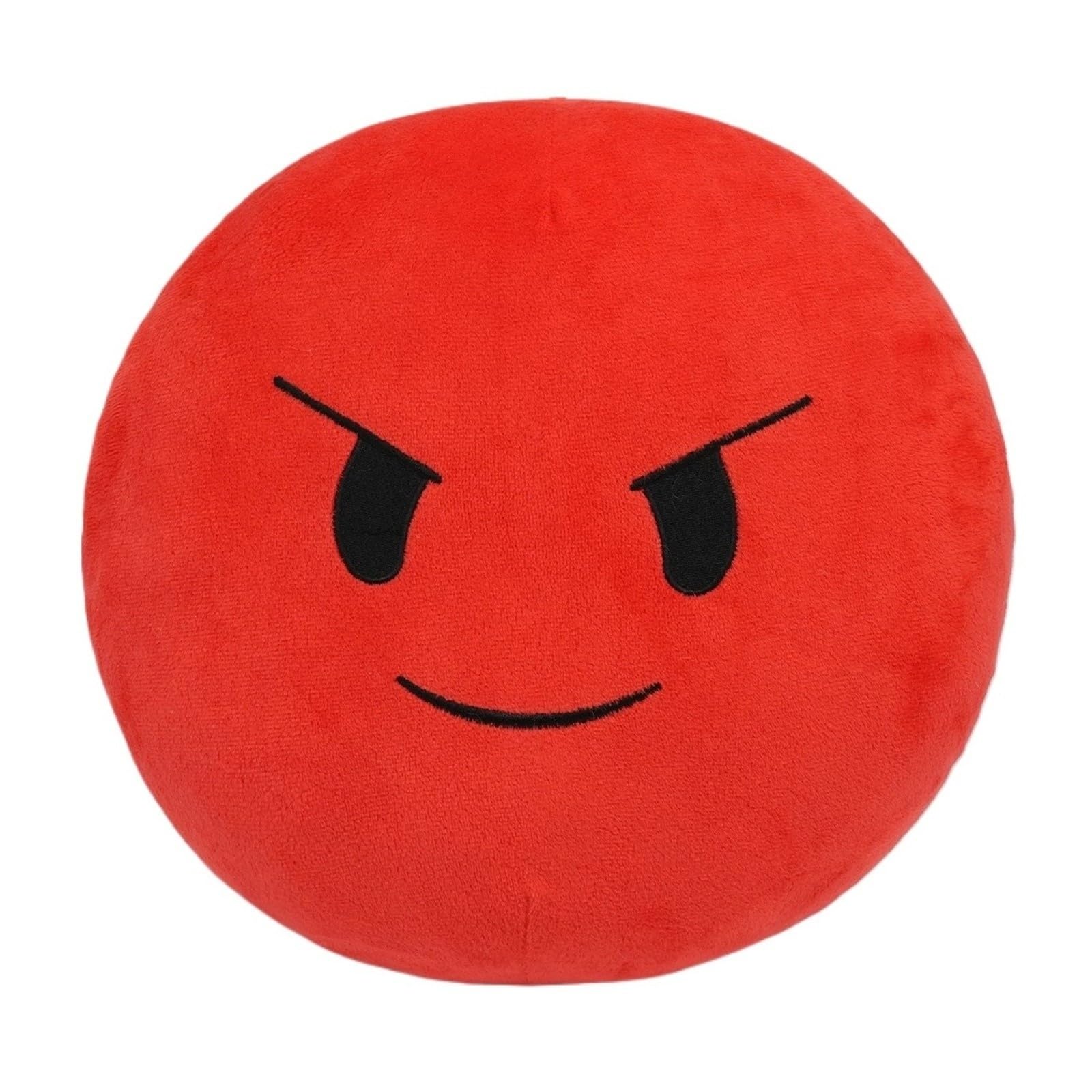 KUKUShining Verity Plush Toy, Soft Smiley Face Horror ARG Stuffed Dolls Plush Toy(Red,25cm/9.8in)
