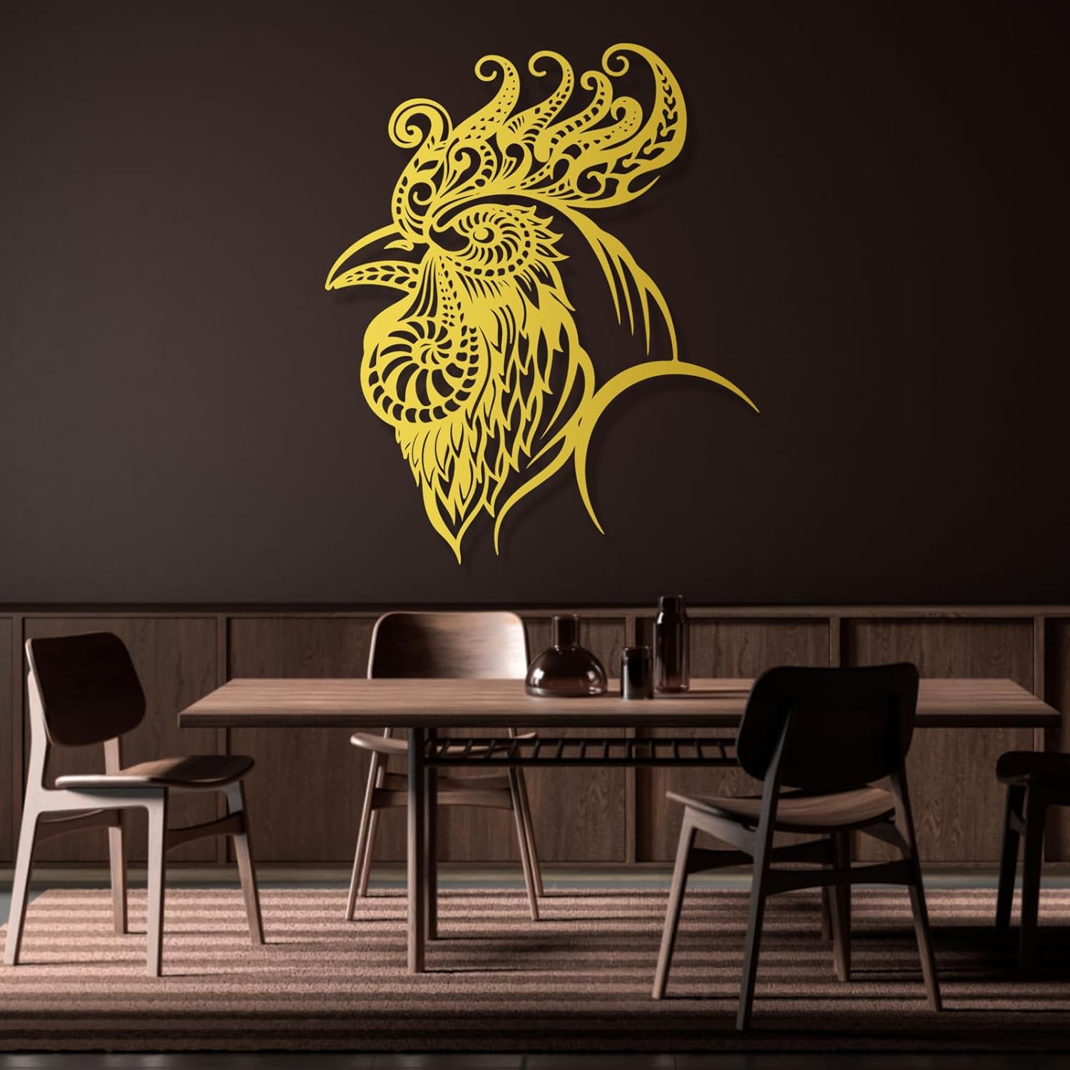 Metal Rooster Wall Decor, Metal Rooster Wall Art Decor