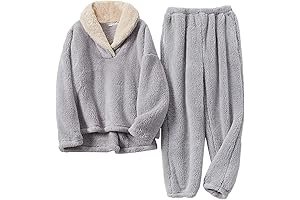 Cozy Coral Fleece Pajamas for Winter Warmth