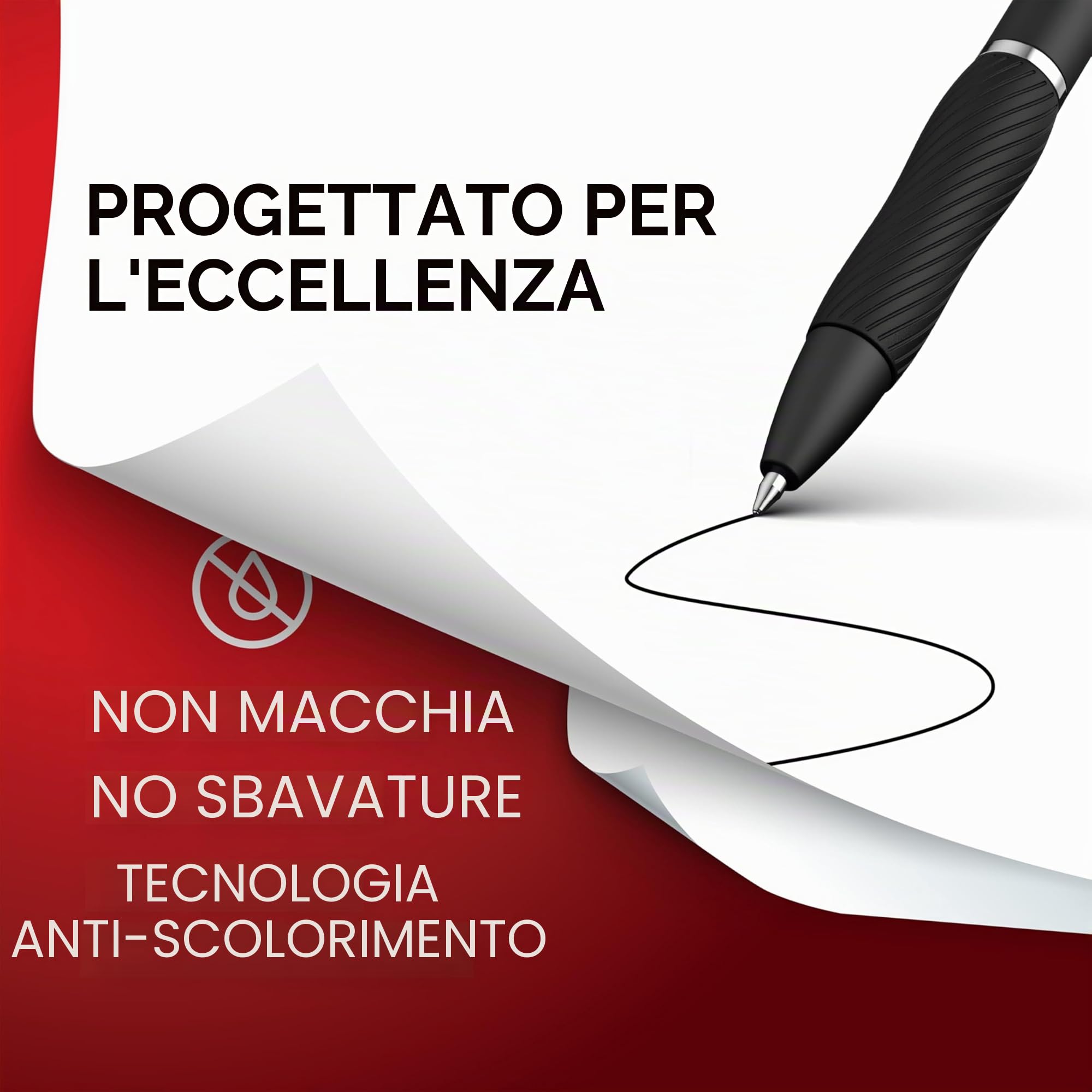 Sharpie S-Gel Penne gel Punta media 0,7 mm Inchiostro nero Confezione da 3