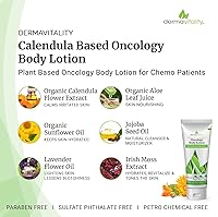 Vista 2 de UltimateVitality Oncology Cream for Chemo Patients - Natural Organic Chemo Lotion, Paraben and Pthalate Free Moisturizing Lotion for Sensitive and