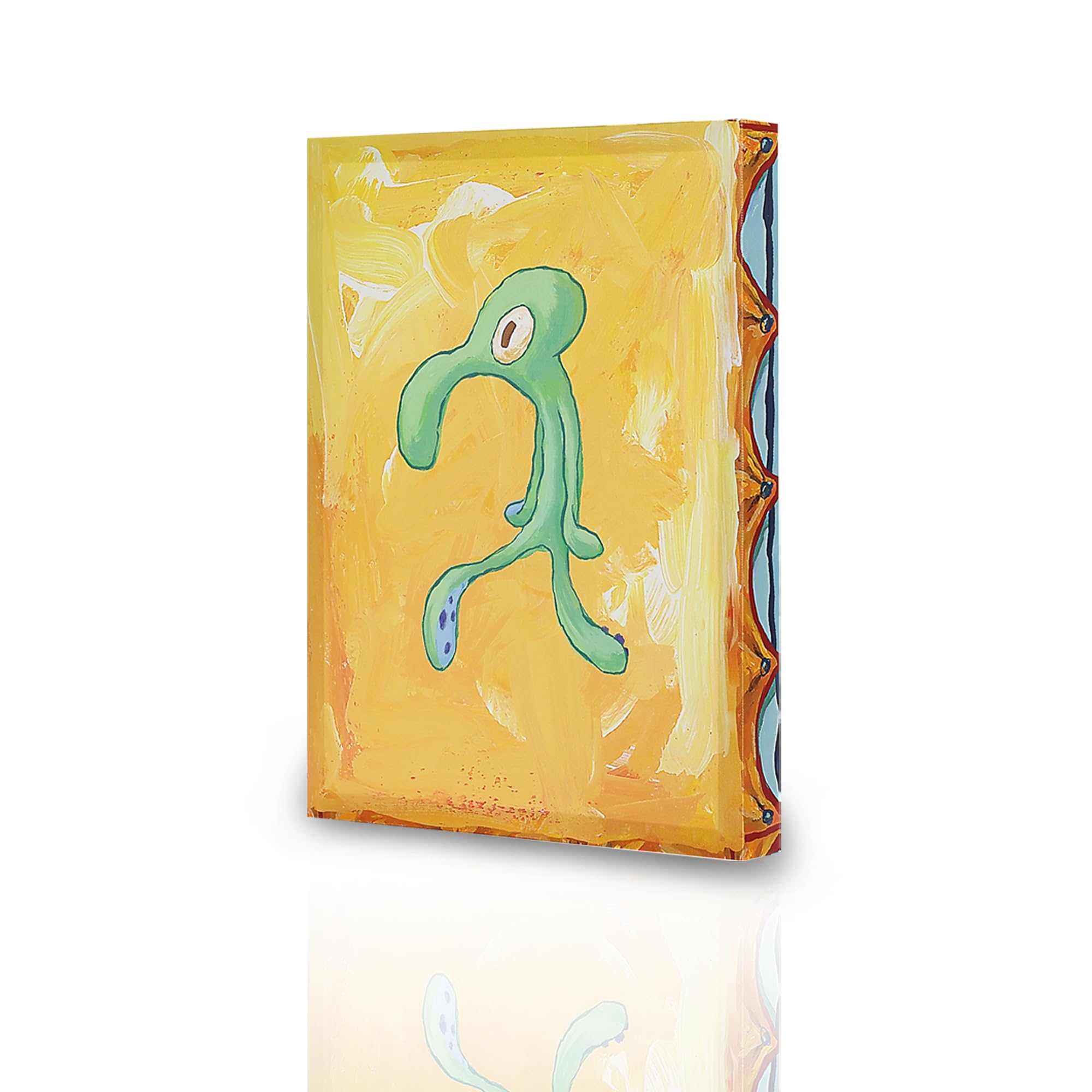 POP Creations SpongeBob SquarePants Bold And Brash Canvas Art - 17.5x14 Stretched Canvas - Ready-to-Hang Premium Quality Wall Art for Living Room