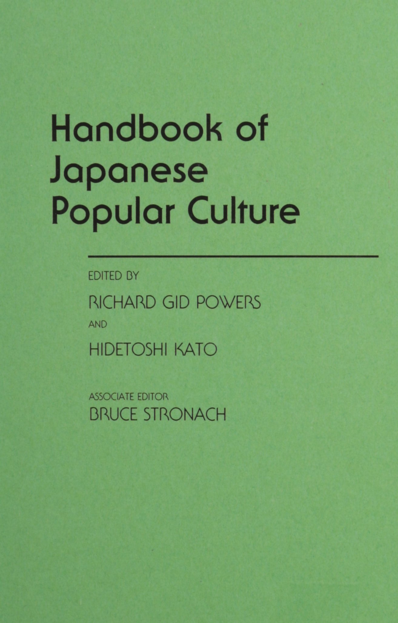 Buy Handbook of Japanese Popular Culture — BookShops.in