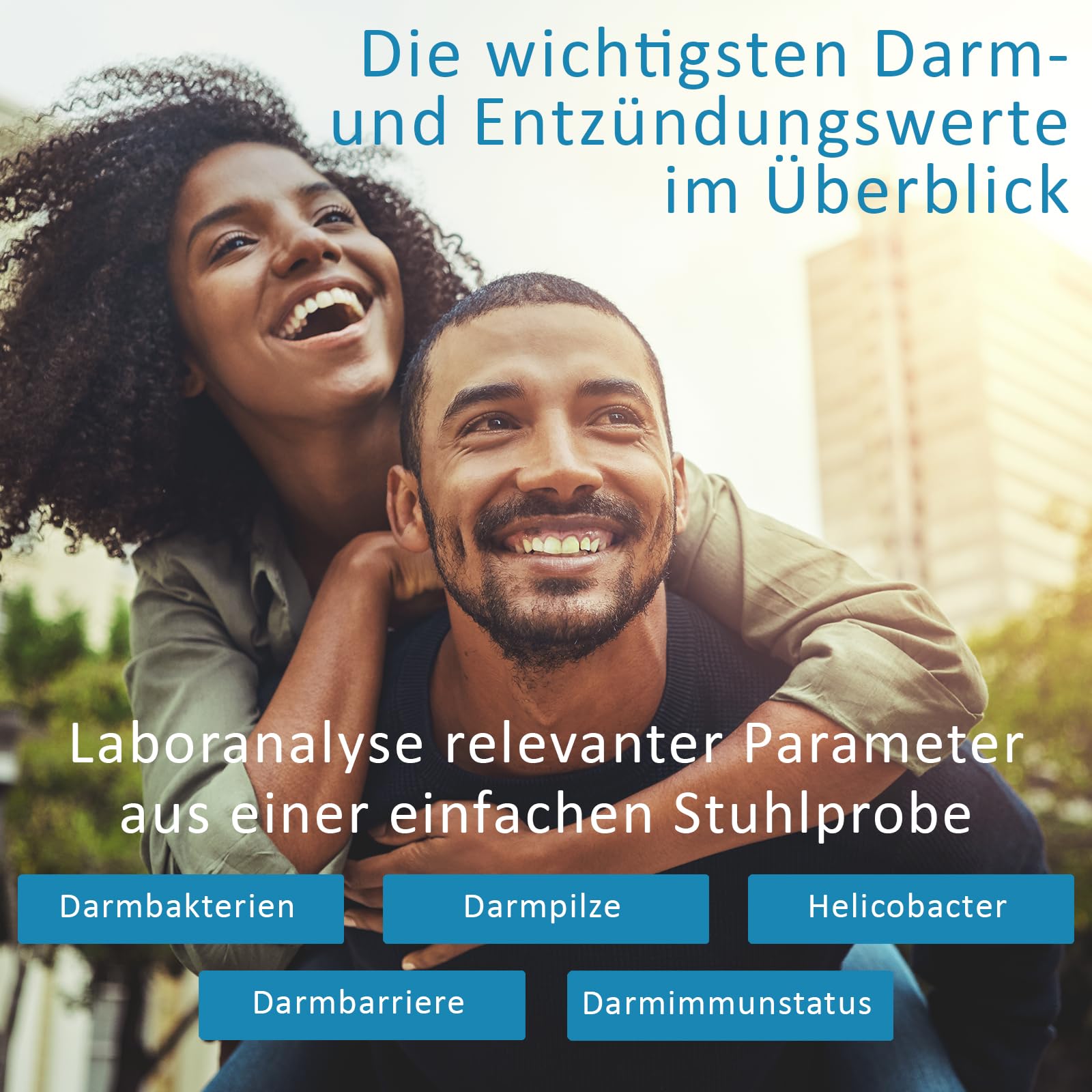 Verisana | Gesundheitscheck Darm PLUS | Stuhltest für Leaky Gut & Durchlässiger Darm, Candida, Darmbakterien & Darmflora Status, Helicobacter-pylori, Alpha-1-Antitrypsin, Darmentzündungen