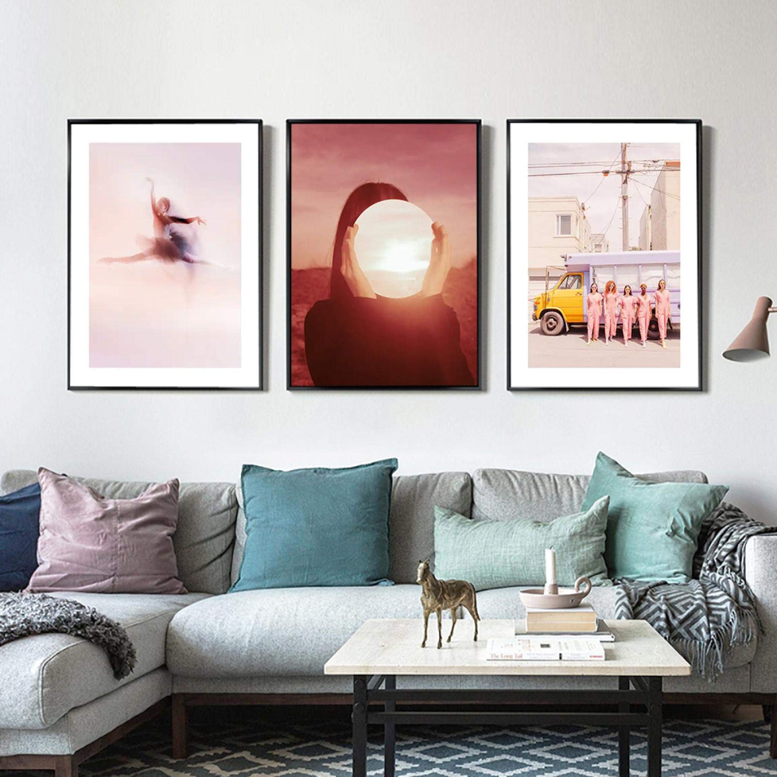 Posters imágenes artísticas pared lienzo Pink Street Fashion 50x75cm 8