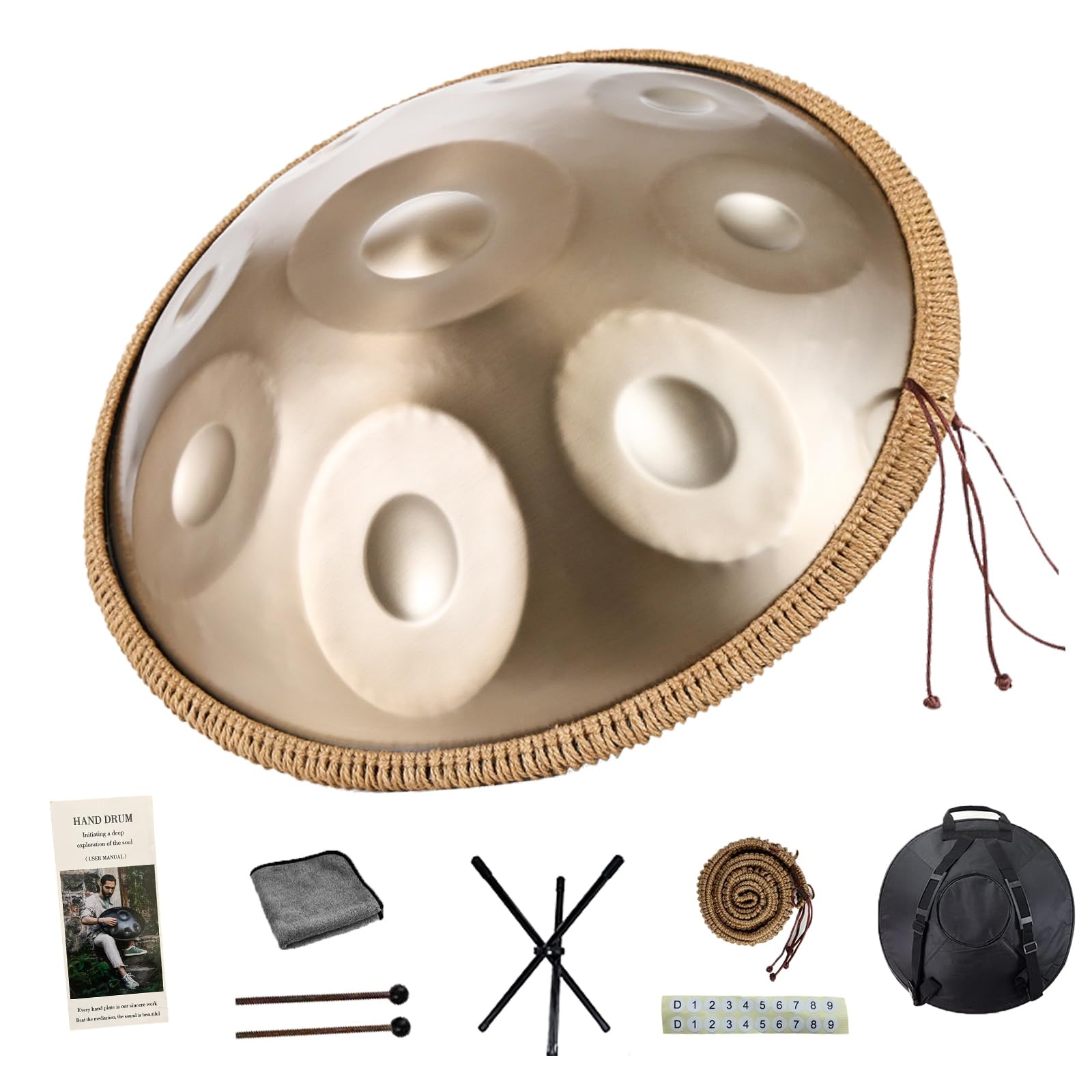 ハンドパン 10音 ハンドパン10和音モデル Battiloro Handpan Cyclops E major