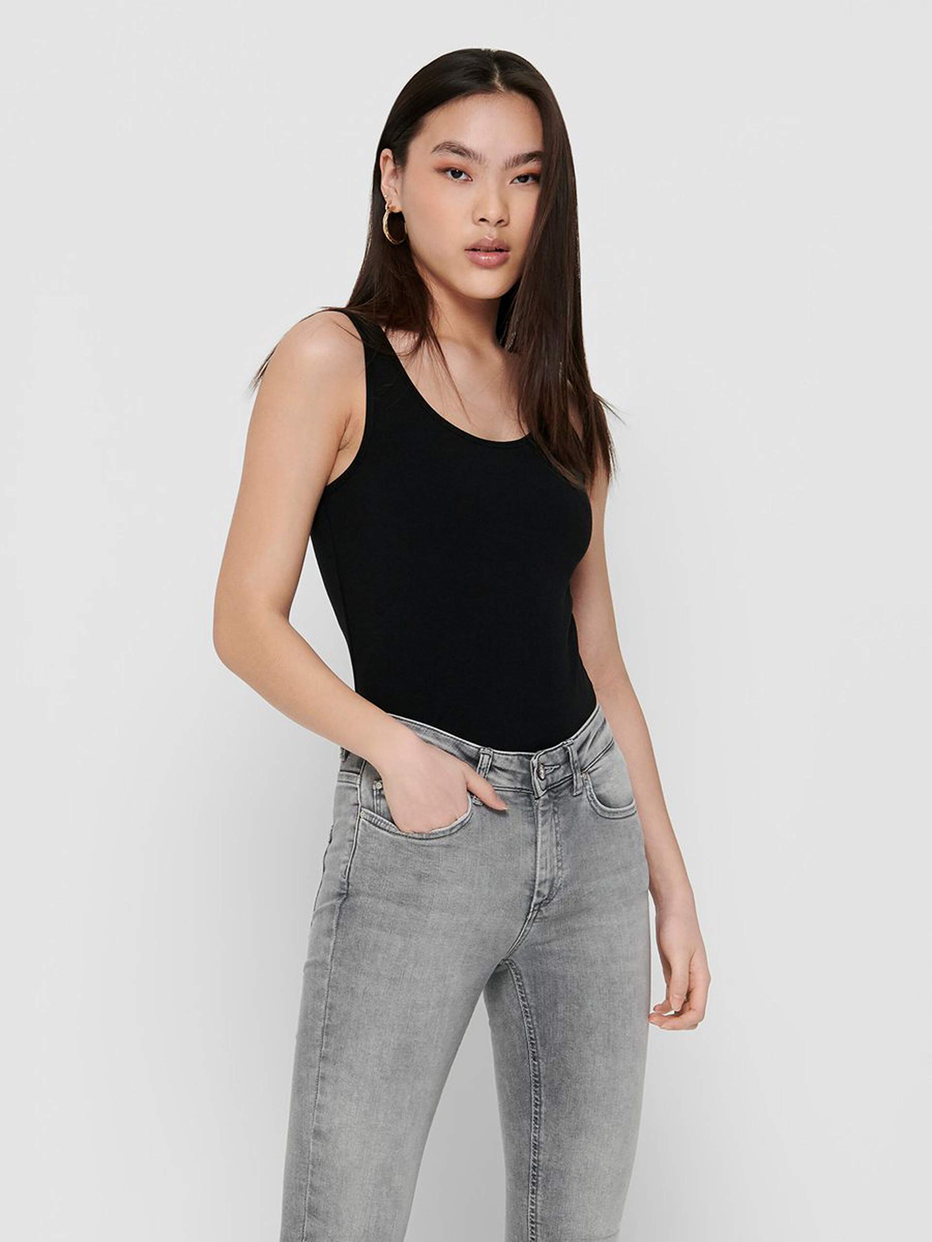 ONLY Onllive Love - Canotta da Donna Noos, Nero (3 X Black), XXL