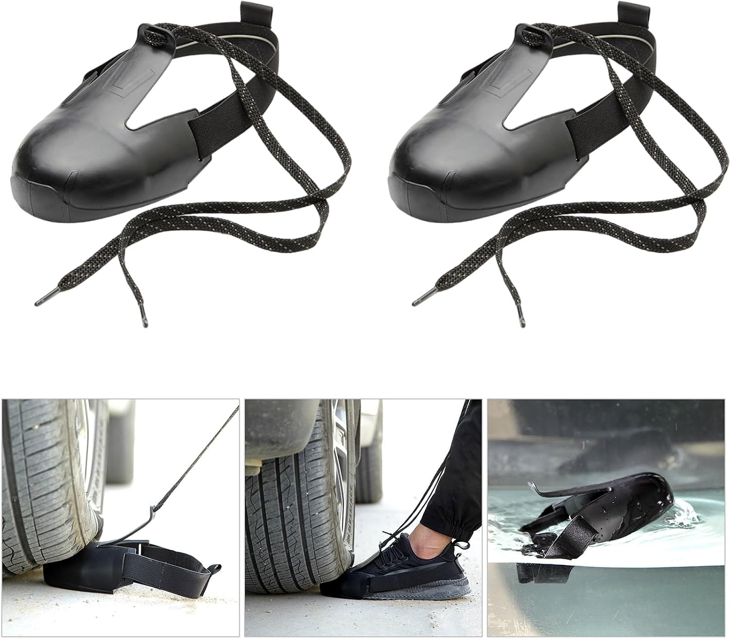 Heavy Duty Steel Toe Protectors for Work Boot Wear Leather Boot Toes Covers Fit on Shoe Size 36 46 Steel Toe