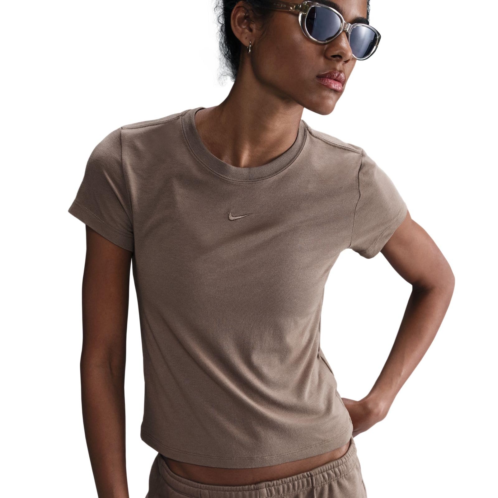 Nike Nike Sportswear Chill Knit Mod-Crop-t-Shirt Für Damen T-Shirt Court Mod Femme (Lot de 1)