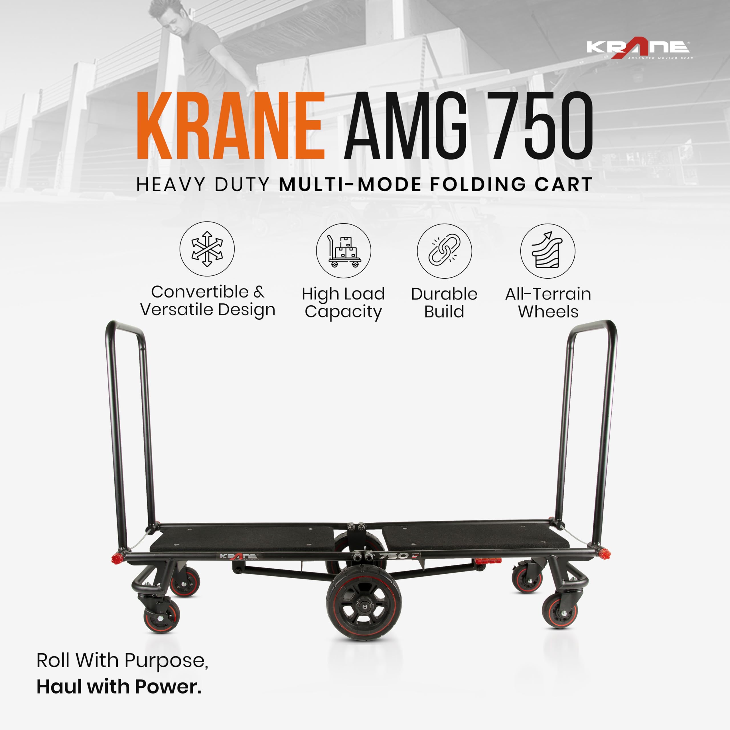 Amazon.co.jp: Gruv Gear グルーブギア KRANE Utility Carts 360°旋回