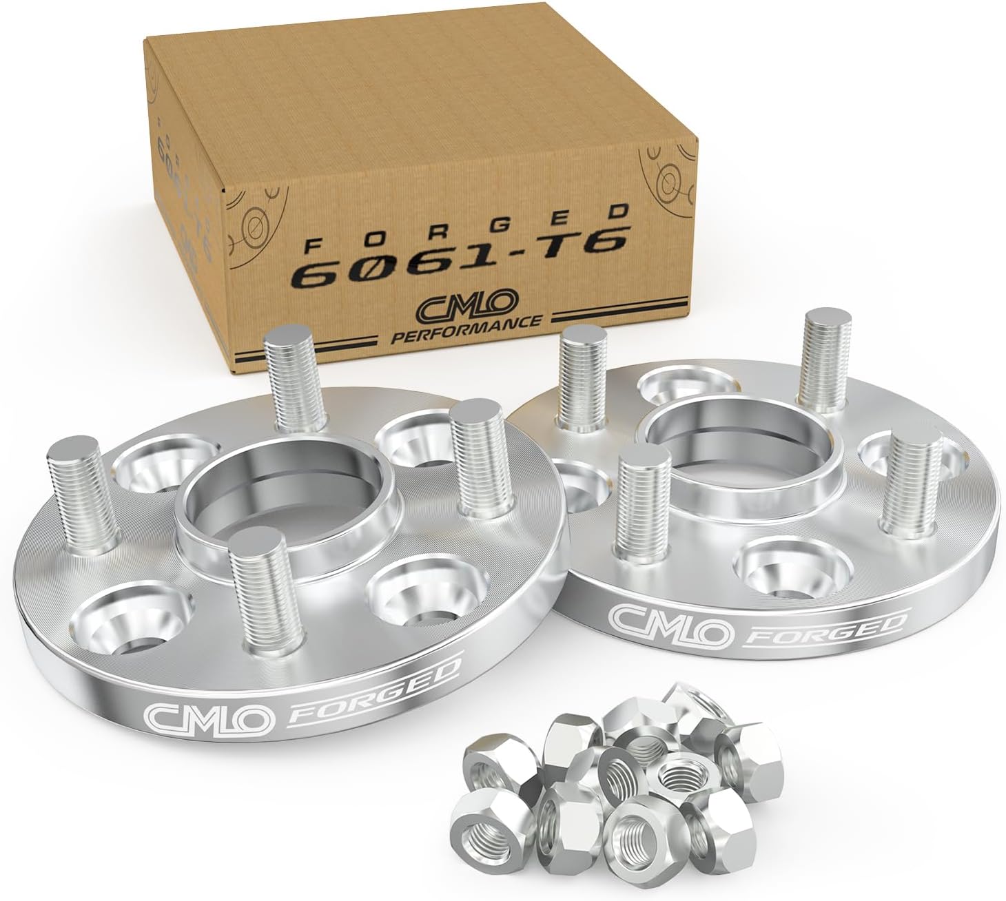 Customadeonly Forged 4x114.3 to 4x100 Wheel Adapters 15mm Hubcentric – Converts 64.1mm Hub to 54.1mm Bore – M12x1.5 Studs – 4x4.5 to 4x100 Conversion – Compatible with Honda Accord Prelude (2pcs)