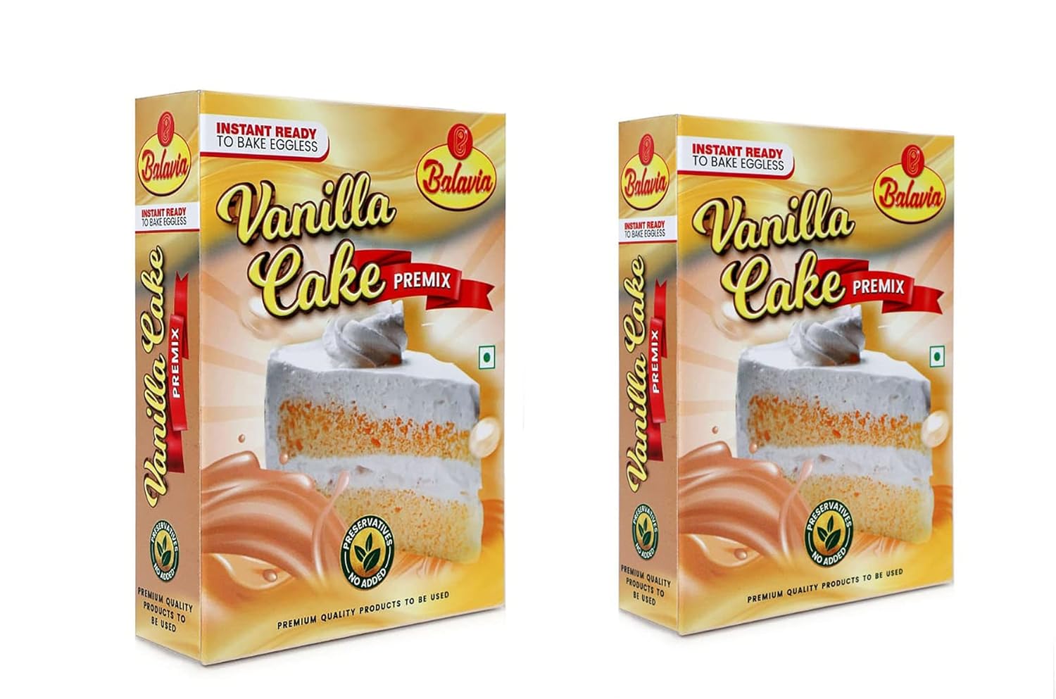 Balavia Vanilla Cake Premix (pack of 2) 175 gms each... Balavia Vanilla Cake Premix (pack of 2) 175 gms each...