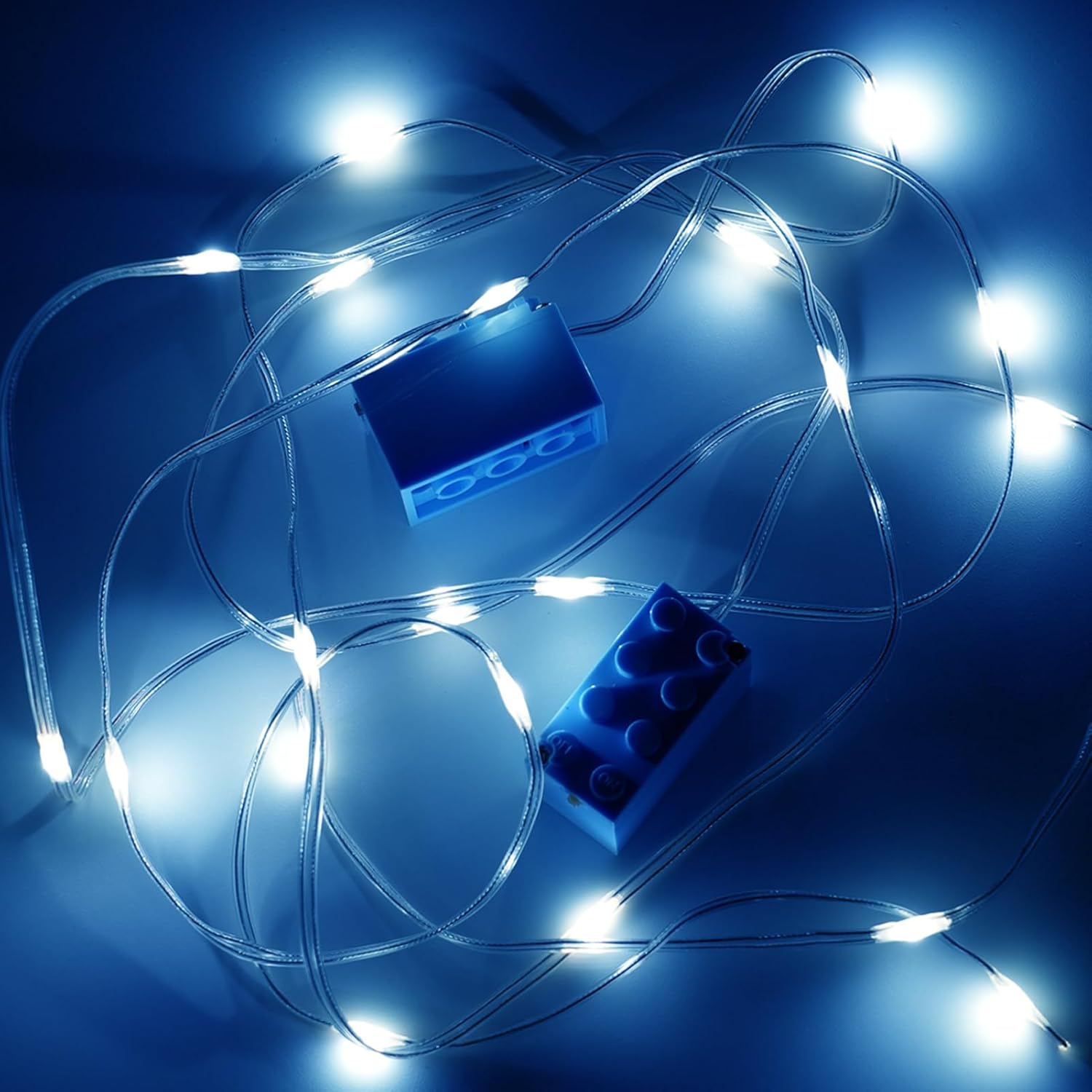 Light Up Bricks, 2 Sets 1X4 LED Lighting Kit, Classic DIY Lights Accessories Compatible with Major Brands