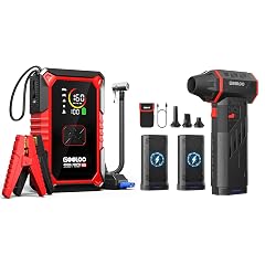 GOOLOO A5 Jump Starter with Air Compressor F5 Compressed Air Duster